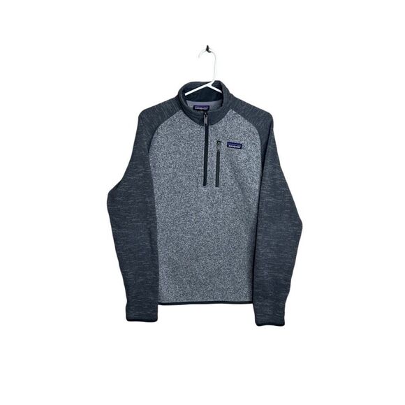 Patagonia Gray Men’s Better Sweater 1/4 Zip Medium - Picture 1 of 6